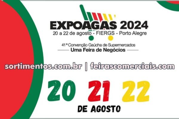 ExpoAgas 2024 - Feira Supermercadista em Porto Alegre - Sortimento Feiras Comerciais