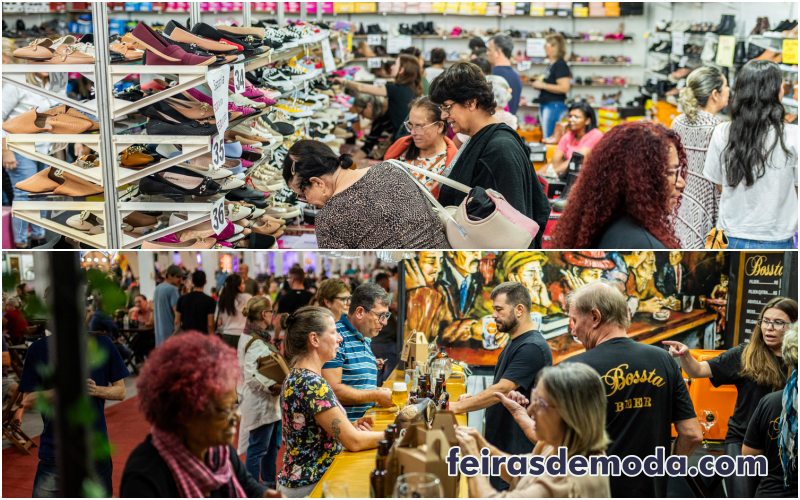 Feira Loucura por Sapatos e Festival de Cervejas Artesanais na Fenac, em Novo Hamburgo