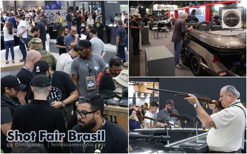 Sortimento Feiras Comerciais . Shot Fair Brasil 2025
