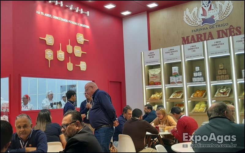 Farinha de Trigo Maria Inês na ExpoAgas 2025 : pizzas com massa macia, sabor e autenticidade -feirascomerciais.com