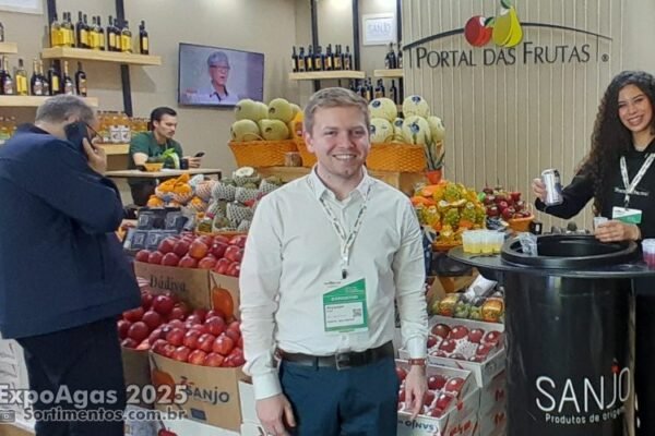 Sanjo Produtos de Origem na Expoagas : cooperativa de São Joaquim apresenta linha de produtos saudáveis