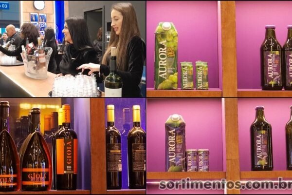 Vinicola Aurora na ExpoAgas 2025 - feira supermercadista - Sortimento.com.br