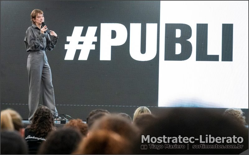 Palestra de Mary Kruger na Mostratec-Liberato em Novo Hamburgo