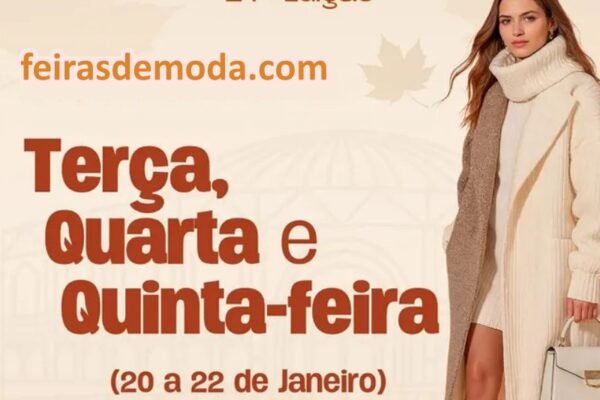 Boletins da Calcemoda 2026 - feira de calçados e de moda no site Feiras Comerciais por Claudio Alves