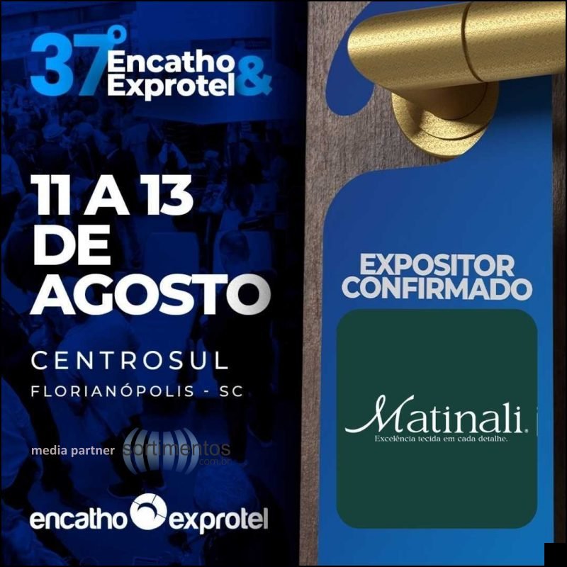 Expositores do Encatho & Exprotel 2026 : Matinali Têxtil leva enxovais profissionais