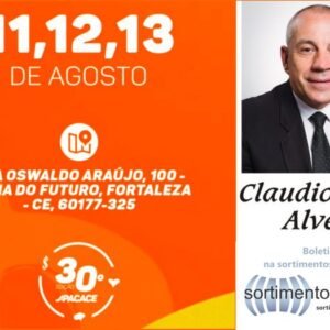 Boletins da feira de calçados Apace 2026 com Cláudio Alves na Sortimento Comunicação